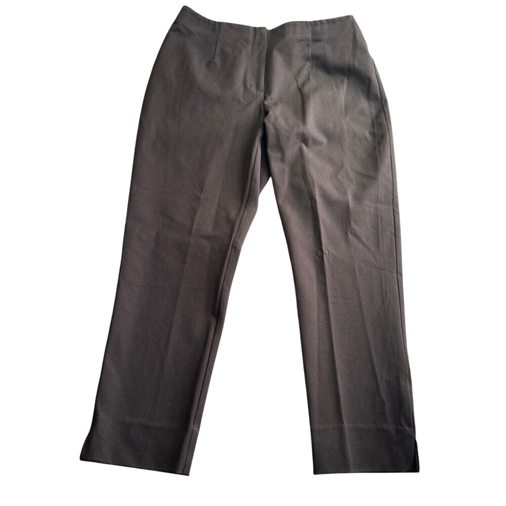 Chicos chocolate brown trousers size small (0.5 )